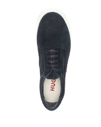 Hugo Platform Sole Low Top Lace Up Sneakers