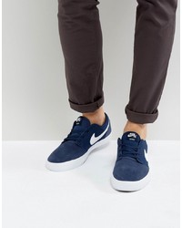 Nike SB Portmore Ii Ss Trainers In Navy 880266 410