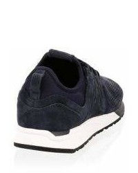 New Balance Suede Perforated Low Top Sneakers