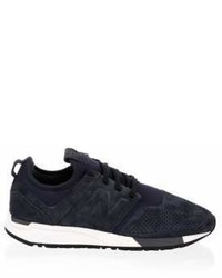 New Balance Suede Perforated Low Top Sneakers