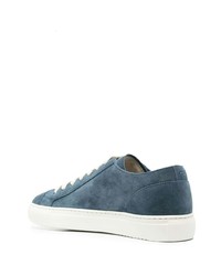 Doucal's Two Tone Low Top Suede Sneakers