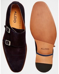 Aldo Wighelm Suede Monk Shoes