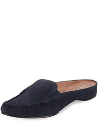 Donald J Pliner Breva Sport Suede Mule Navy