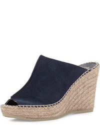 Andre Assous Cici Suede Espadrille Wedge Mule