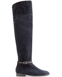 Burberry Shoes Accessories Suede Over The Knee Boots