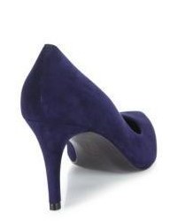 Stuart Weitzman Tessa Suede Point Toe Pumps