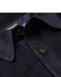 Ralph Lauren Purple Label Barron Suede Shirt Jacket