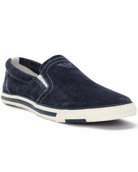 Armani Jeans Suede Slip On Sneakers Shoes