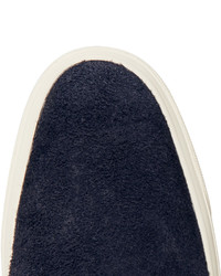 Tom Ford Cambridge Suede Slip On Sneakers