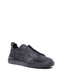 Zegna Laceless Low Top Sneakers