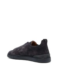 Zegna Laceless Low Top Sneakers