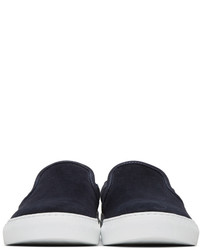 Diemme Navy Suede Garda Slip On Sneakers