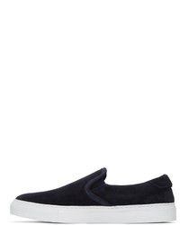 Diemme Navy Suede Garda Slip On Sneakers