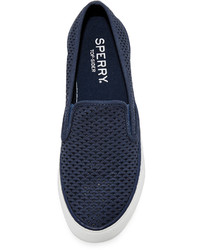 Sperry Seaside Perforated Slip On Sneakers