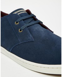 Fred Perry Byron Low Suede Sneakers