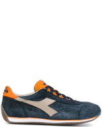 Diadora Contrast Lace Up Sneakers