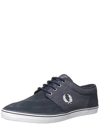 Fred Perry Stratford Suede Canvas Fashion Sneaker