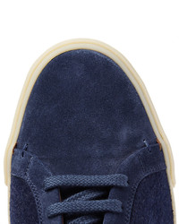 Loro Piana Freetime Winter Walk Cashmere Panelled Suede Sneakers