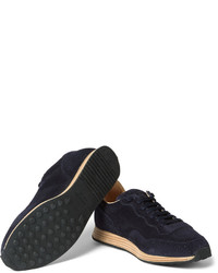 Officine Creative Keino Perforated Suede Sneakers
