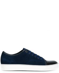 Lanvin Contrasted Toe Cap Sneakers