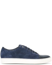 Lanvin Contrasted Toe Cap Sneakers