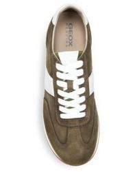 Geox M Vinto 1 Suede Sneakers