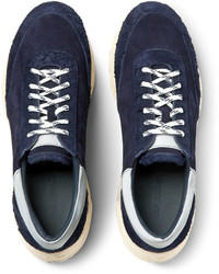Our Legacy Mono Runner Panelled Suede Sneakers
