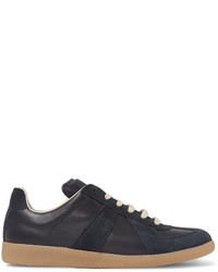 Maison Margiela Replica Suede And Leather Sneakers