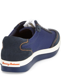 Tommy Bahama Roaderick Suedecanvas Sneaker Navy