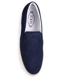 Tod's Suede Espadrille Sneakers