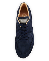 navy suede trainers womens