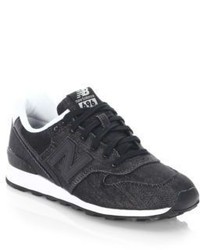 New Balance Wl 696 Suede Lace Up Sneakers