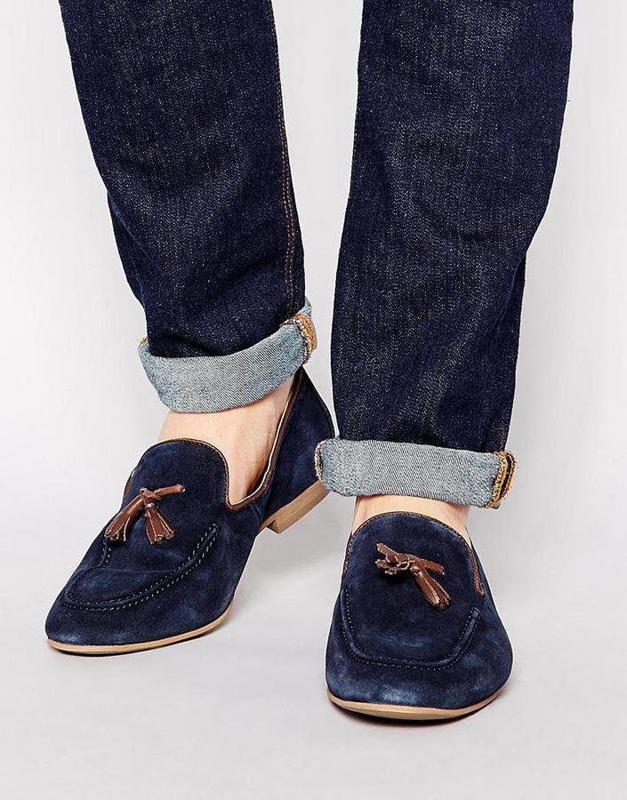 Asos Brand Tassel Loafers In Suede, $73 