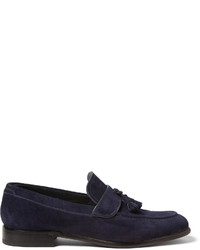 Brioni Tasselled Suede Loafers