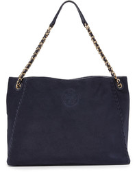 Tory Burch Marion Suede Chain Shoulder Tote