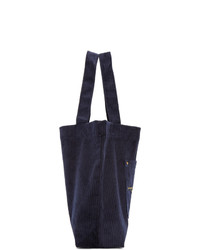 Opening Ceremony Navy Corduroy Big Pocket Tote