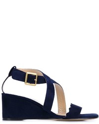 Chloé Scalloped Wedge Sandals