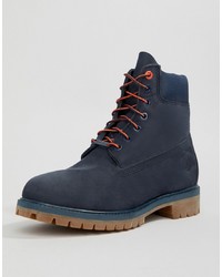 Timberland 6 Inch Premium Boots In Navy