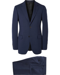 Gucci Blue Brera Slim Fit Wool And Mohair Blend Twill Suit