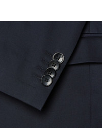 Hugo Boss Blue Slim Fit Stretch Cotton Suit