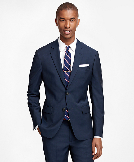 Brooks Brothers Men's Milano-Fit Wool Suit Pants | Navy Brooks Brothers