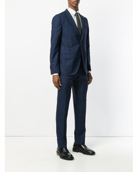 Lardini Check Slim Fit Suit