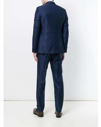 Lardini Contrast Lapel Suit