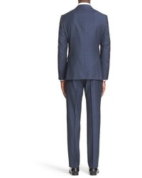 Z Zegna Drop 7 Trim Fit Solid Wool Suit