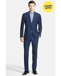 Z Zegna Graph Check Wool Suit