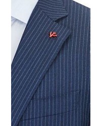 Isaia Gregory Suit Navy