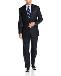 Louis Raphael Louis Raphl Classic Fit 2 Button Center Vent Pleated Super 150s Suit