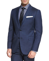 Giorgio Armani M Line Solid Two Piece Suit High Blue, $1,595 | Neiman  Marcus | Lookastic