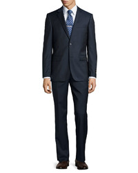 Neiman Marcus Modern Fit Two Piece Suit Navy