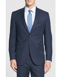 David Donahue Ryan Classic Fit Navy Wool Suit